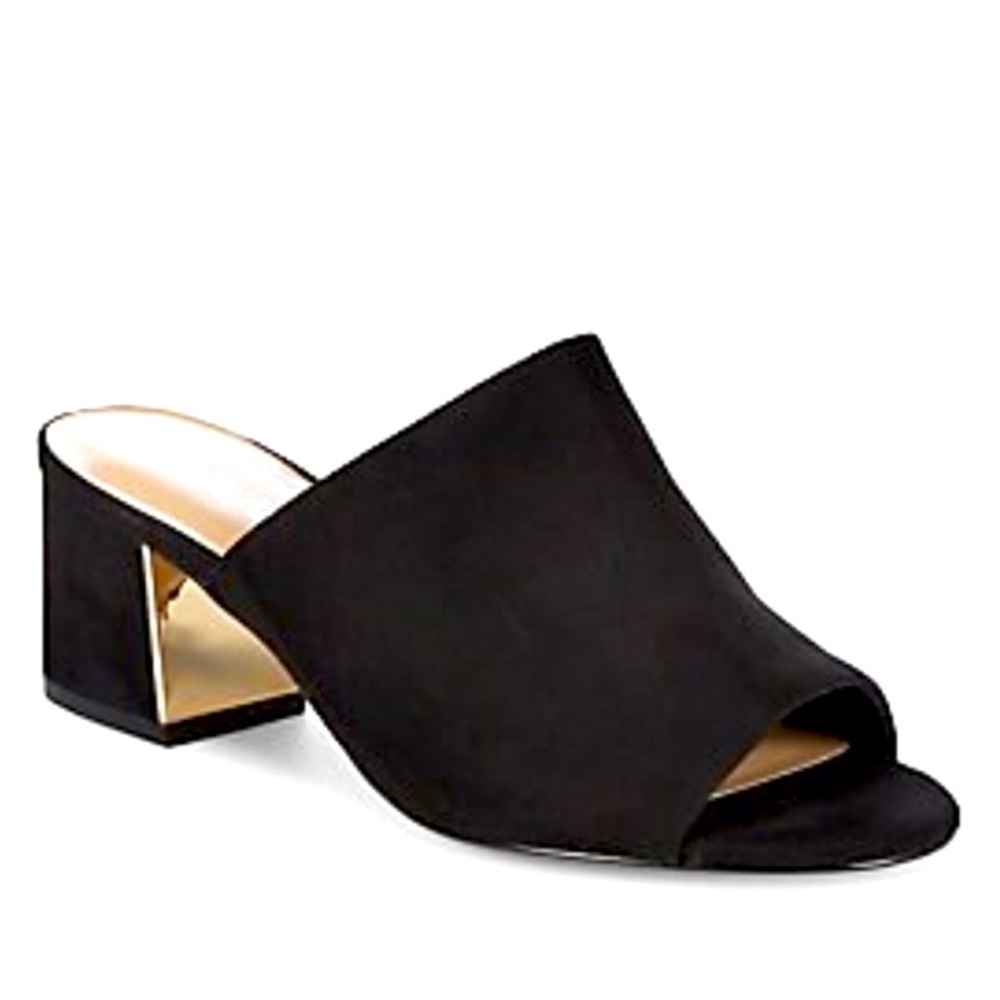 Lexie & Abbie gold EMILY mules